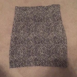 Snake skin skirt